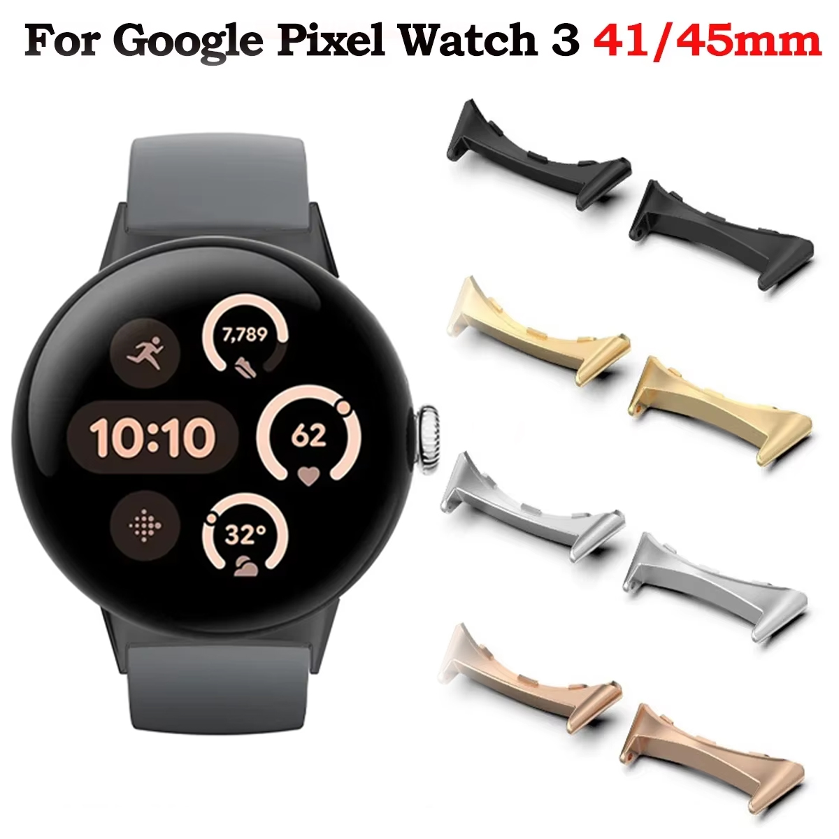Smartwatch Straps & Accessories - 시계 스트랩 커넥터 어댑터, 구글 픽셀