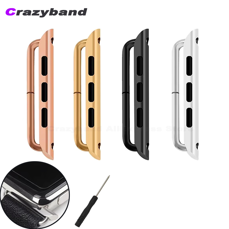 Watch Band Connector - Apple Watch 용 2pcs 스테인레스 스틸