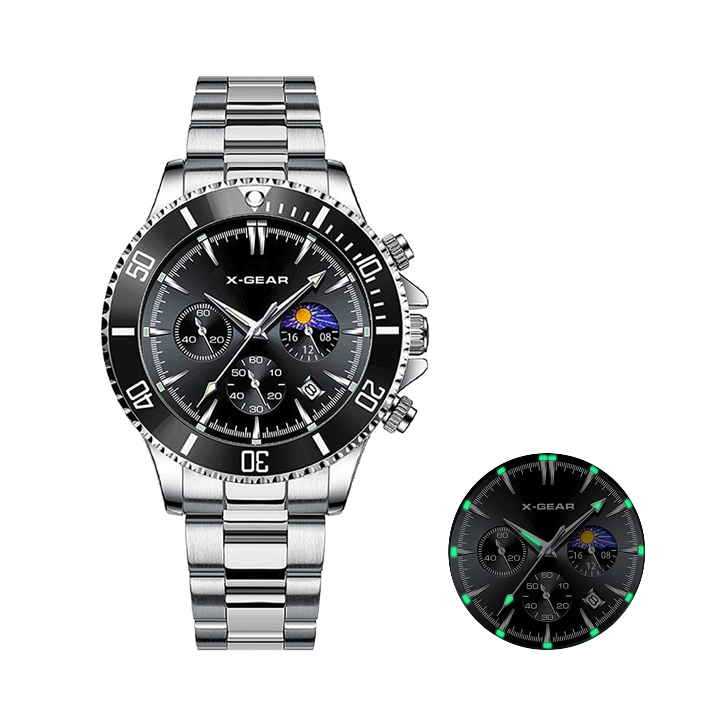 Smartwatch X - X-GEAR 패션 캘린더 남성용 쿼츠 시계