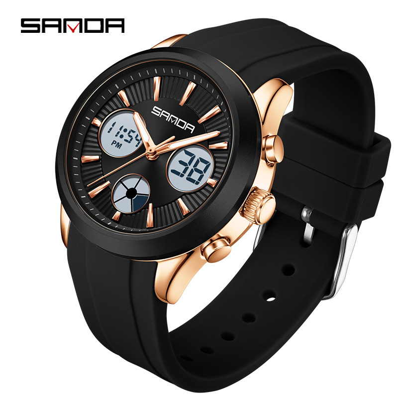 Smartwatch Nexus - SANDA 전자 시계 야광 3시간 다기능