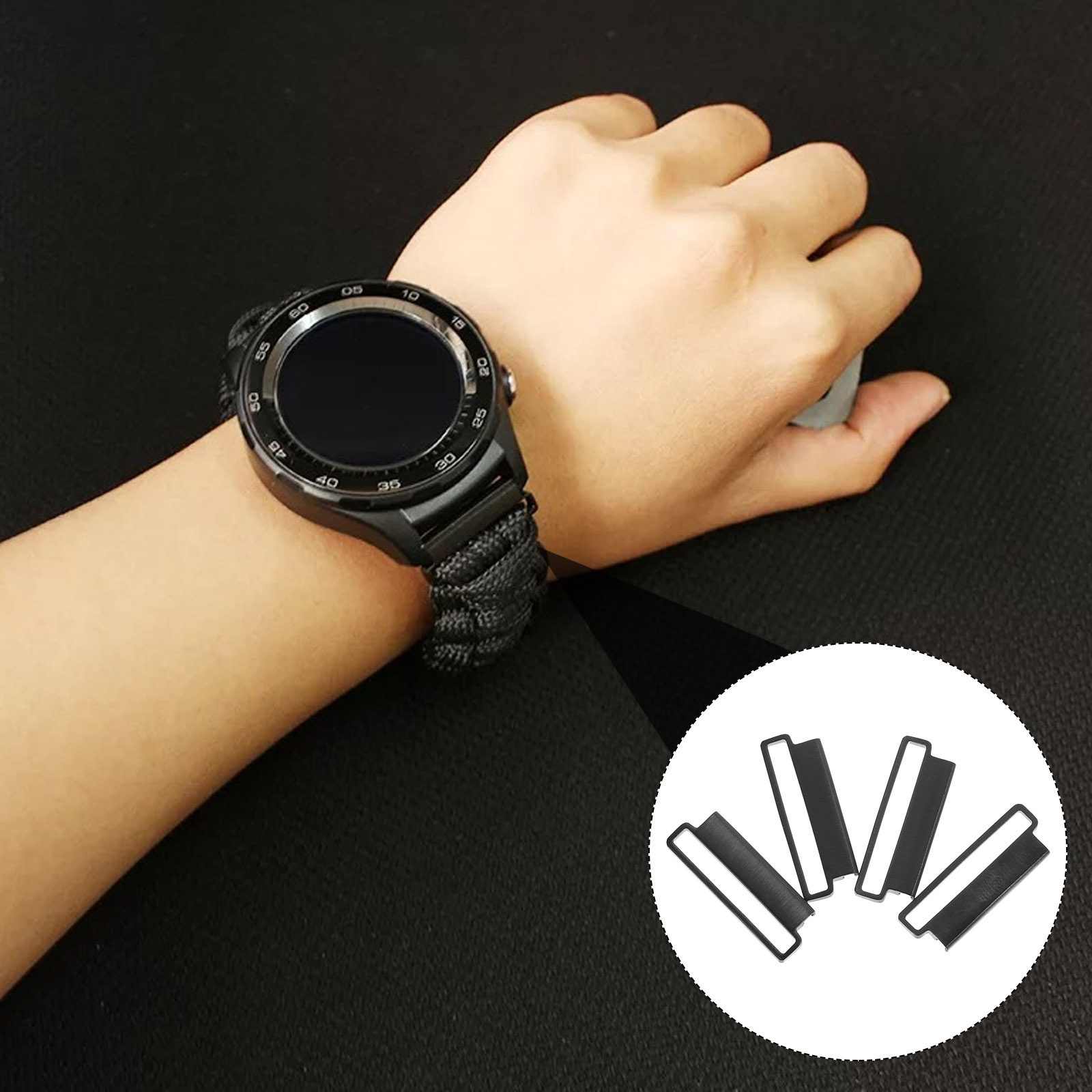 Smartwatch Straps & Accessories - 4개입 스테인리스 스틸 시계 밴드 어댑터