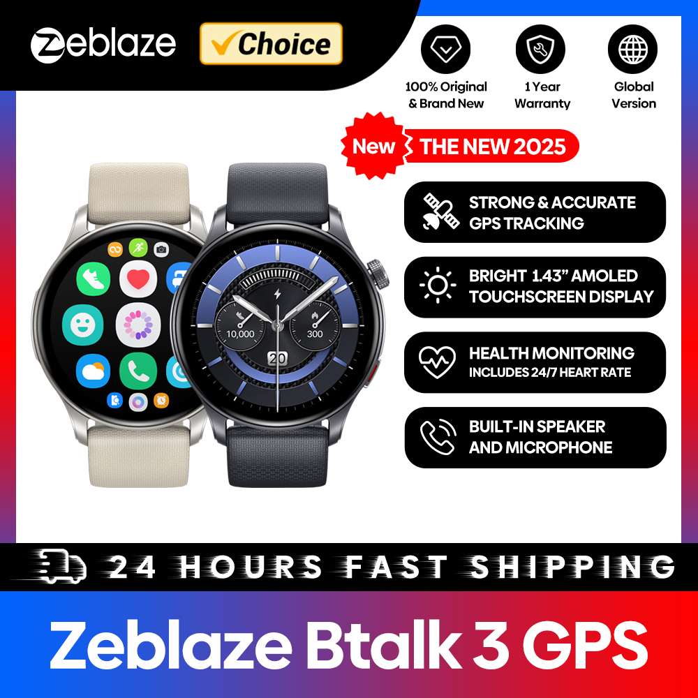 Smartwatch X - Zeblaze Btalk 3 GPS 스마트워치, AMOLED