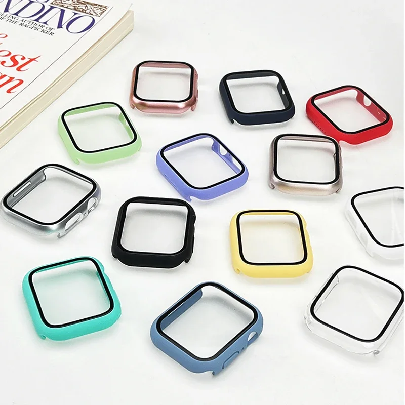 강화유리+커버 애플워치 케이스 45mm 44mm 42m - Apple Smartwatch Accessories 리뷰 및 가격