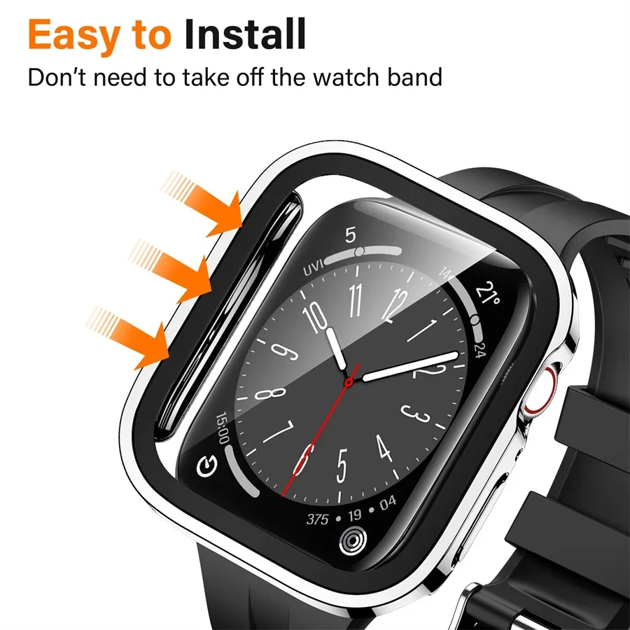 Apple Watch 케이스 시리즈 9 8 7 6 5  - Smartwatch Watch Accessories For Women 리뷰 및 가격