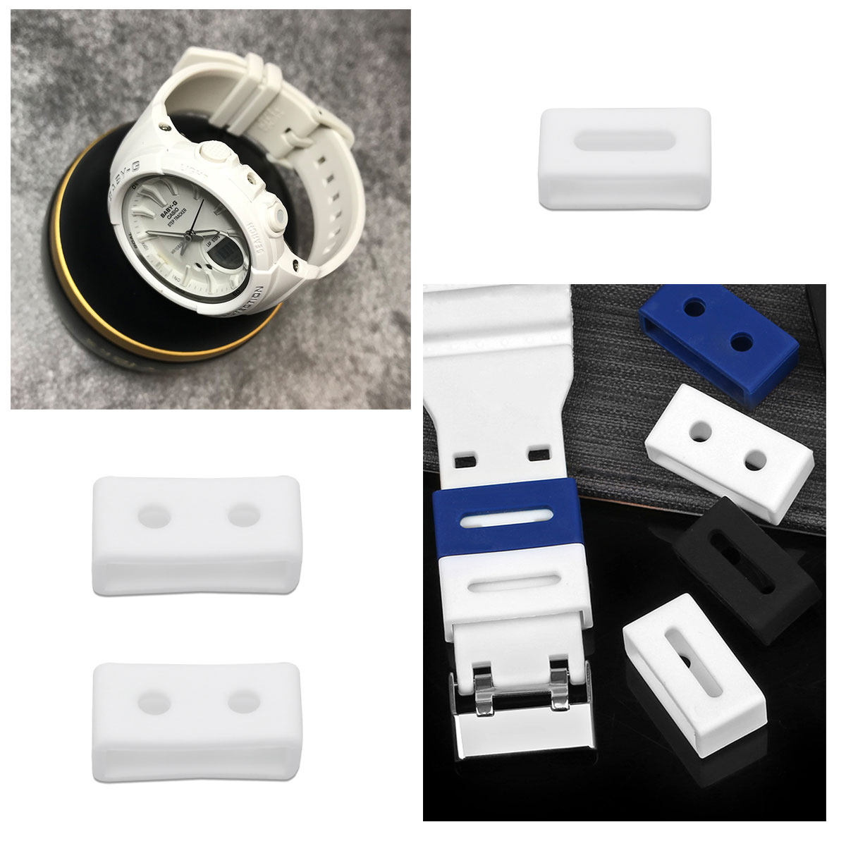 3Pcs 실리콘 시계 밴드 루프 스트랩 끝단용 교체 고 - Silicone Band Replacement 리뷰 및 가격
