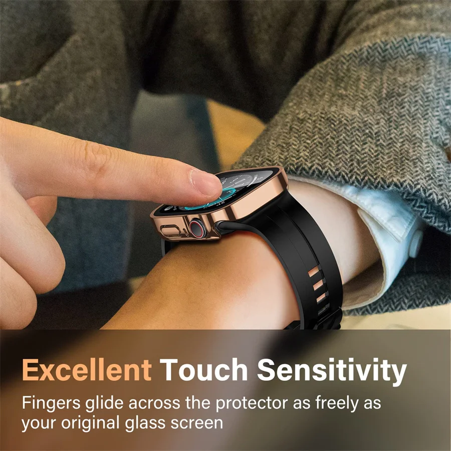 Apple Watch 케이스 시리즈 용 유리 + 커버  - Smartwatch Watch Accessories For Women 리뷰 및 가격