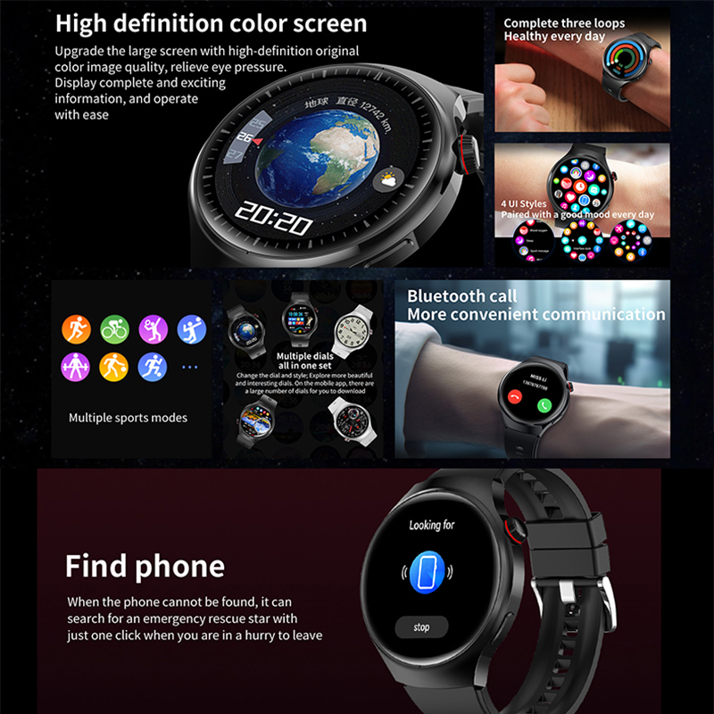 새로운 스마트 워치 블루투스 통화 스포츠 모드 심박수  - Smartwatch M Active 리뷰 및 가격