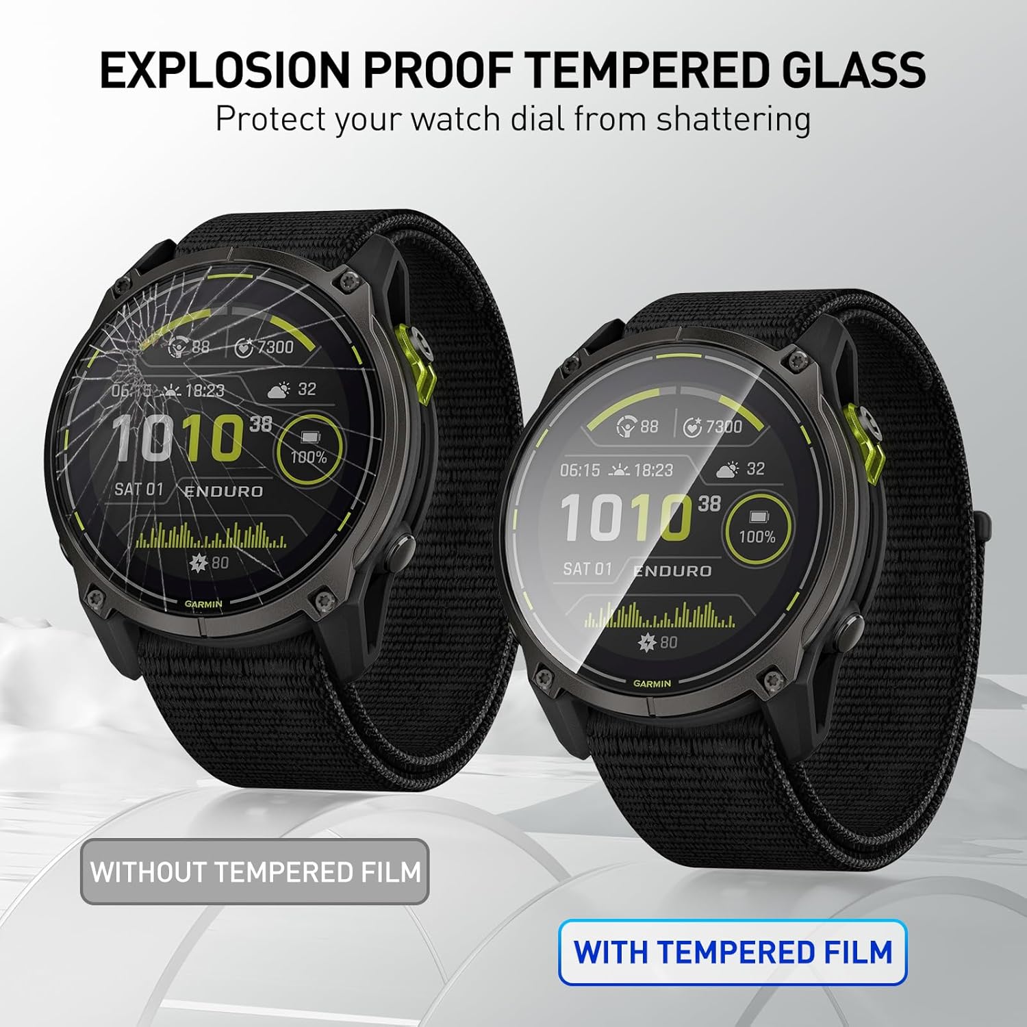 Garmin Enduro 3 용 강화 유리 필름 Sma - Garmin Smartwatch Accessories 리뷰 및 가격