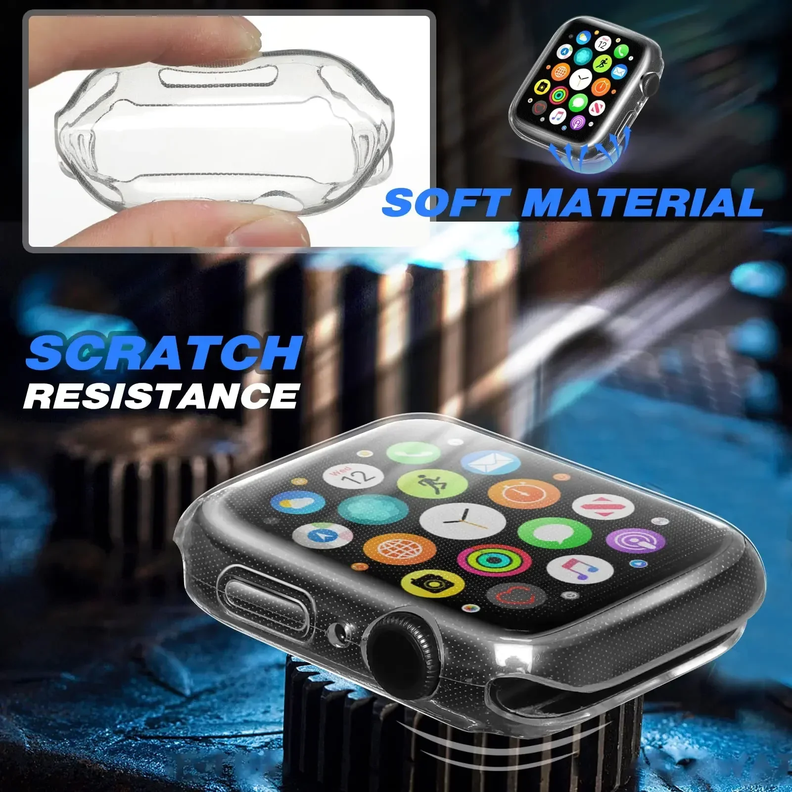 Apple Watch 케이스 용 커버 44mm 40mm - Smartwatch Watch Accessories For Women 리뷰 및 가격