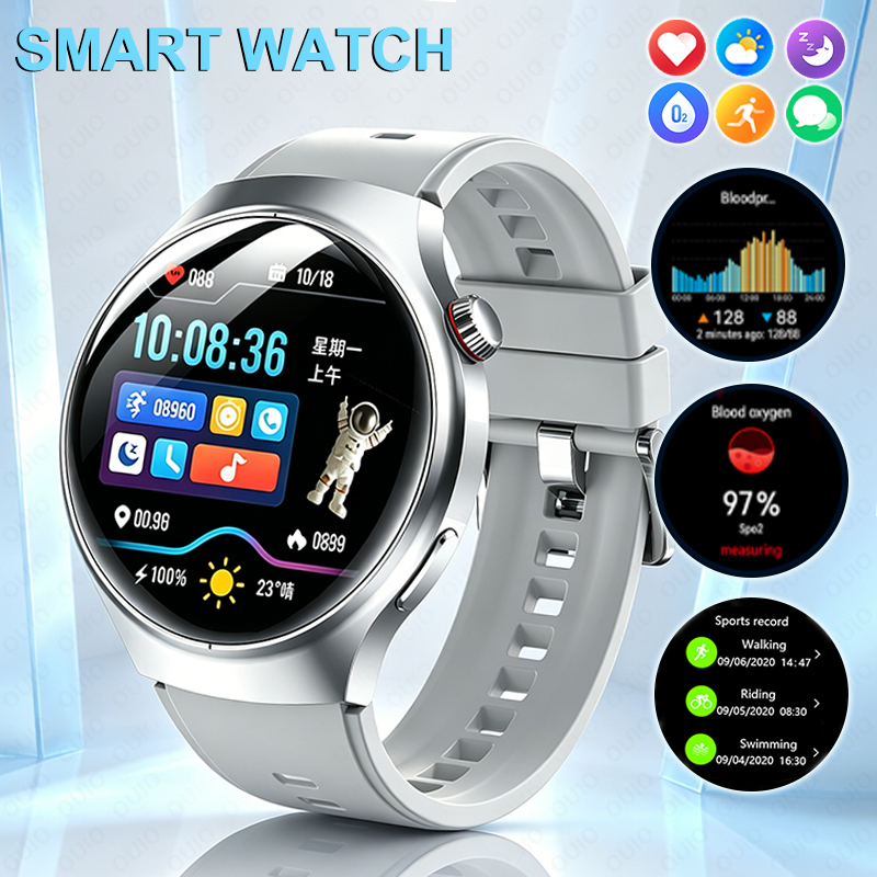 새로운 스마트 워치 남성용 HD 화면 심박수 혈중 산소 - Smartwatch M Active 리뷰 및 가격