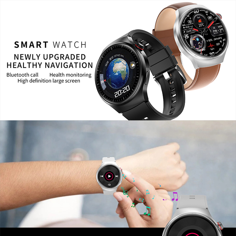 새로운 스마트 워치 남성용 HD 화면 심박수 혈중 산소 - Smartwatch M Active 리뷰 및 가격