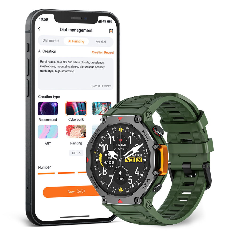 M REX4 스마트 스포츠 건강 시계 2025 트렌디  - Smartwatch M Active 리뷰 및 가격