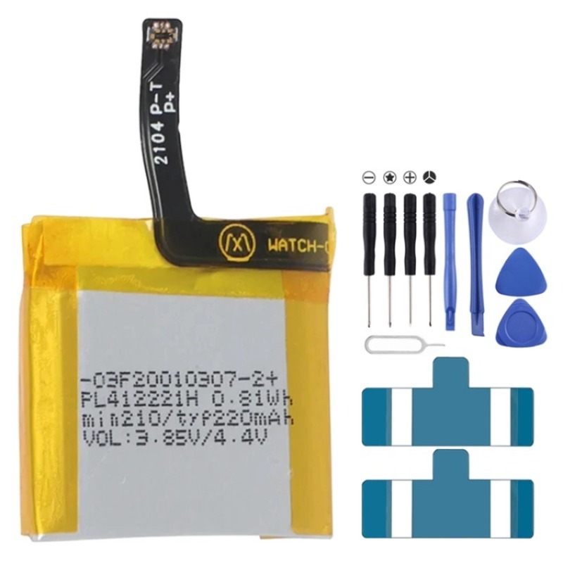PL412221H 3.85V 220mAh 교체 가능 배 - Smartwatch A1914 리뷰 및 가격