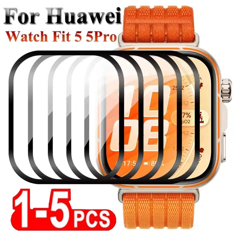 화웨이 워치 핏 5 5 프로용 3D 곡면 스크린 보호  - Huawei Smartwatch Accessories 리뷰 및 가격