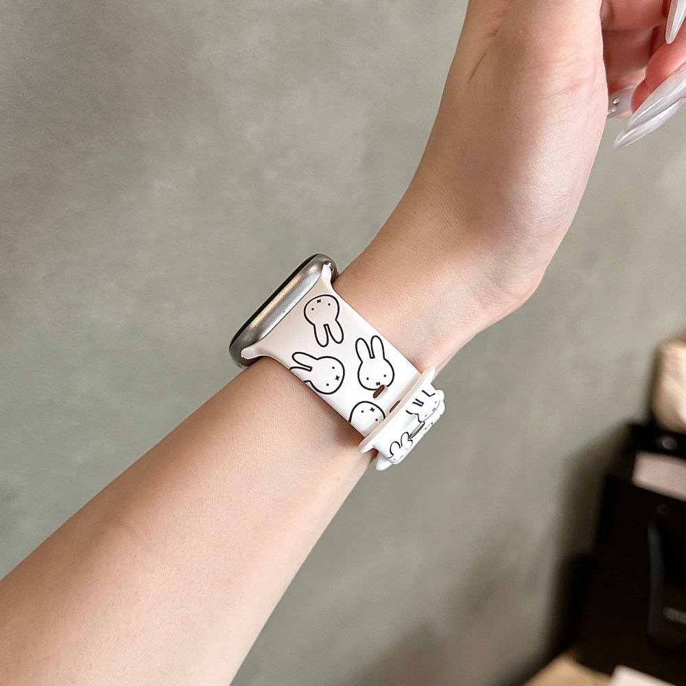 귀여운 미피 토끼 만화 캐릭터 시계줄 애플워치 시리즈  - Apple Smartwatch Accessories 리뷰 및 가격