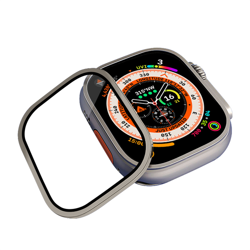 애플 워치용 알루미늄 합금 케이스 및 강화 유리, 스크 - Smartwatch Case 리뷰 및 가격