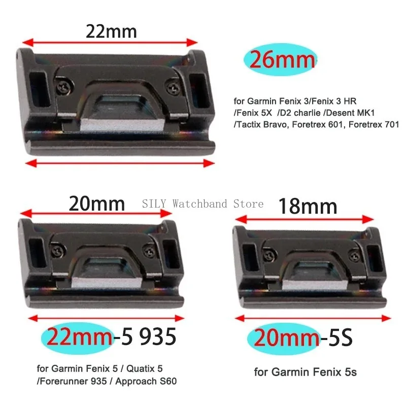 Garmin Fenix ​​6X 5X Fenix ​​5 - Watch Band Connector 리뷰 및 가격