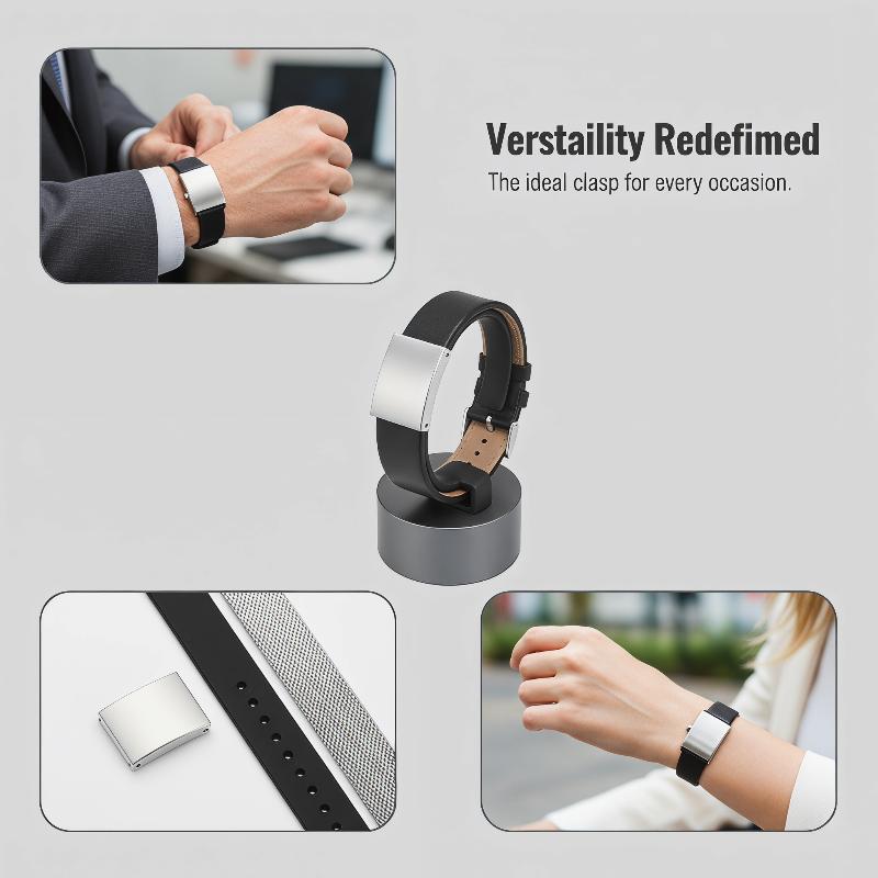 @*스텝 디자인 시계 밴드 걸쇠 금속 스트랩 연장기 스 - Smartwatch Straps & Accessories 리뷰 및 가격