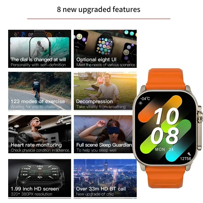 레노버 T900 울트라 3 스마트 워치 울트라 IWO  - Smartwatch Nexus 리뷰 및 가격
