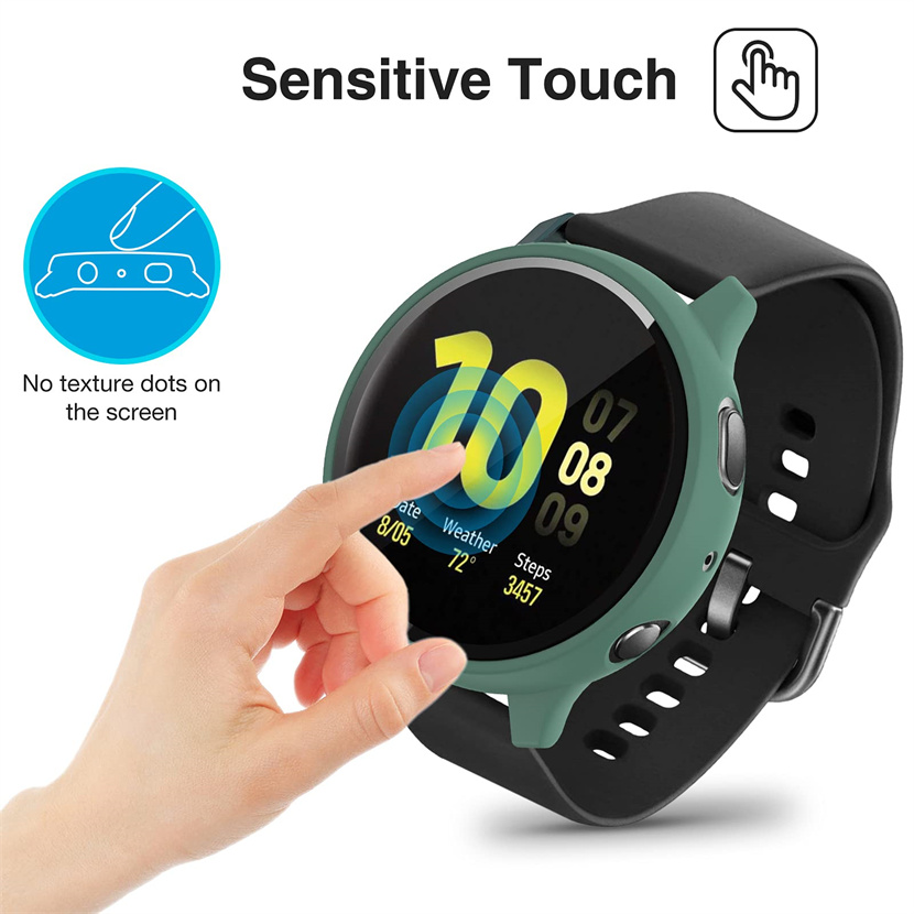 삼성 갤럭시 시계 활성 2에 대한 강화 유리 케이스 4 - Smartwatch Icon 리뷰 및 가격