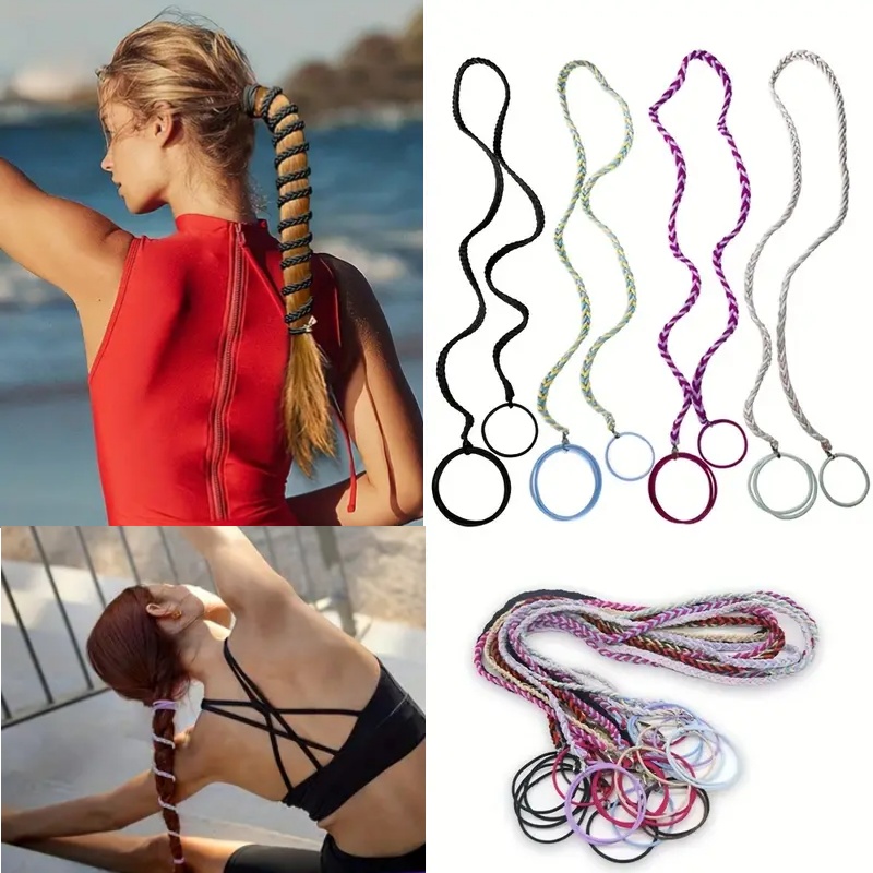 긴 탄력성 포니테일 홀더 혼합 색상 꼬임 머리끈 미끄럼 - Milanaise Mesh Band 리뷰 및 가격