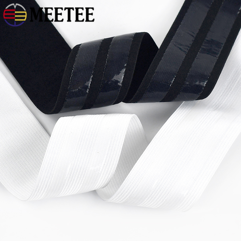 1-5M 50mm 미끄럼 방지 탄성 테이프 검정색 흰색 - Silicone Band Replacement 리뷰 및 가격