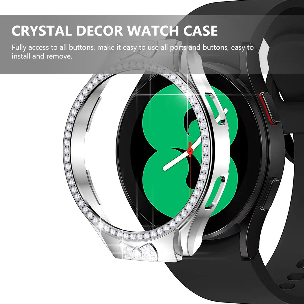 속이 빈 보호대용 반짝이는 글리터 시계 케이스, 크리스 - Smartwatch Case 리뷰 및 가격