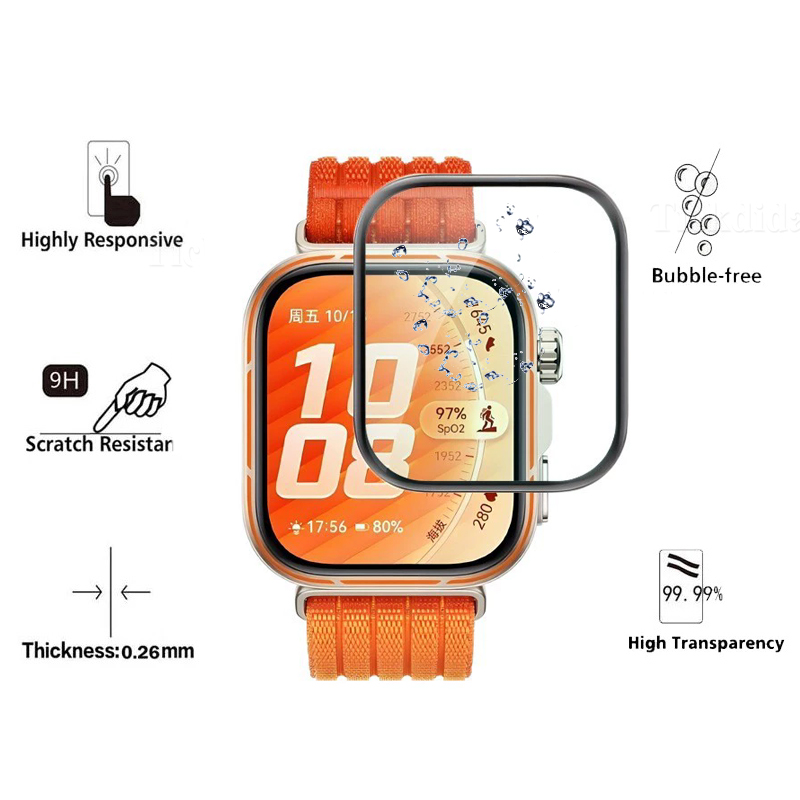 화웨이 워치 핏 5 프로 핏5용 소프트 강화유리 화웨이 - Huawei Smartwatch Accessories 리뷰 및 가격
