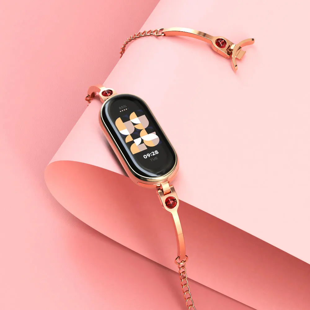 Xiaomi Mi Band 8용 스테인레스 스틸 교체  - Smartwatch Watch Accessories For Women 리뷰 및 가격