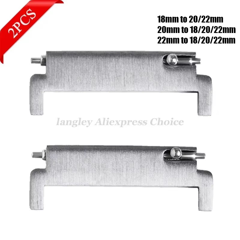 2pcs 시계 밴드 어댑터 20mm ~ 18mm 20m - Watch Band Connector 리뷰 및 가격